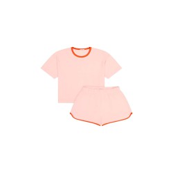 Pyjama short & t‑shirt coton bio We Are Jolies – Confort & éthique - débardeur