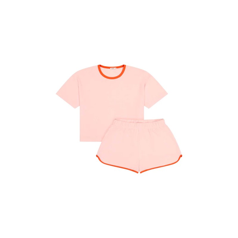 Pyjama short & t‑shirt coton bio We Are Jolies – Confort & éthique - débardeur