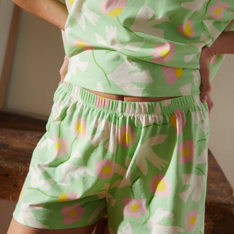 Pyjama short & t‑shirt coton bio We Are Jolies – Confort & éthique