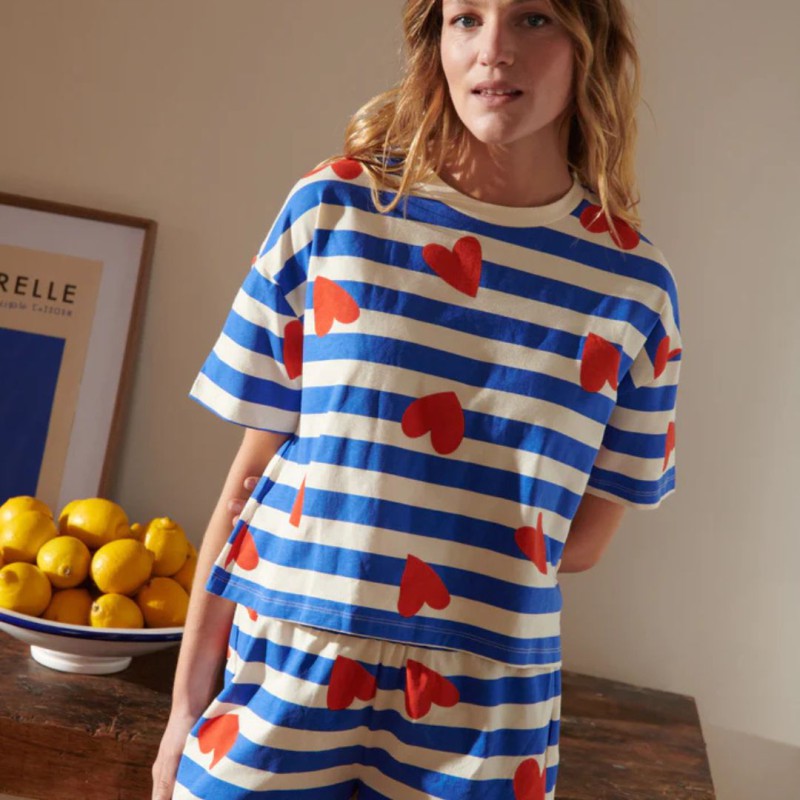 Pyjama short & t‑shirt coton bio We Are Jolies – Confort & éthique