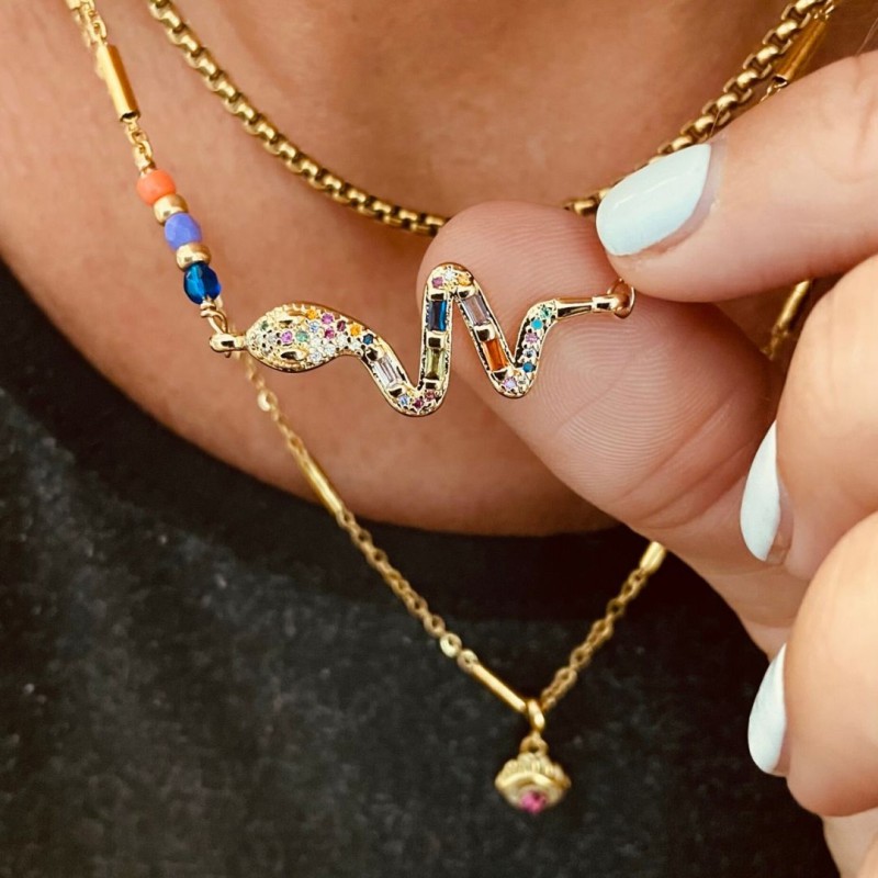 Collier Serpent - Chouhuihui