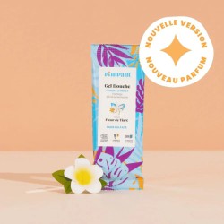 Gel douche fleur de tiaré rechargeable Pimpant, naturel et écoresponsable - Lucie in the R