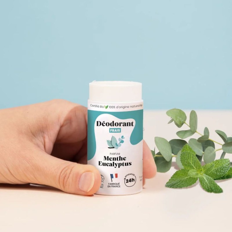 Déodorant solide menthe eucalyptus Pimpant, naturel et frais - Lucie in the R