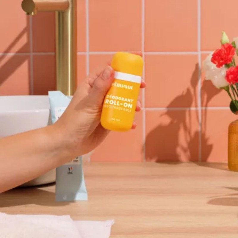 Kit déodorant roll-on vanille Pimpant rechargeable | Lucie in the R
