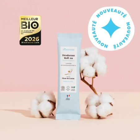 Kit déodorant roll-on vanille Pimpant rechargeable - Lucie in the R