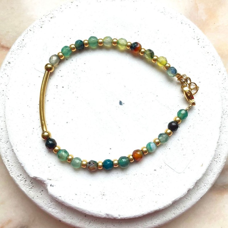 Bracelet Eglantine vert - Chouhuihui