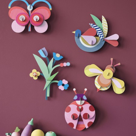 Décoration murale 3D – Studio ROOF | Carton recyclé & designs poétiques\n\n