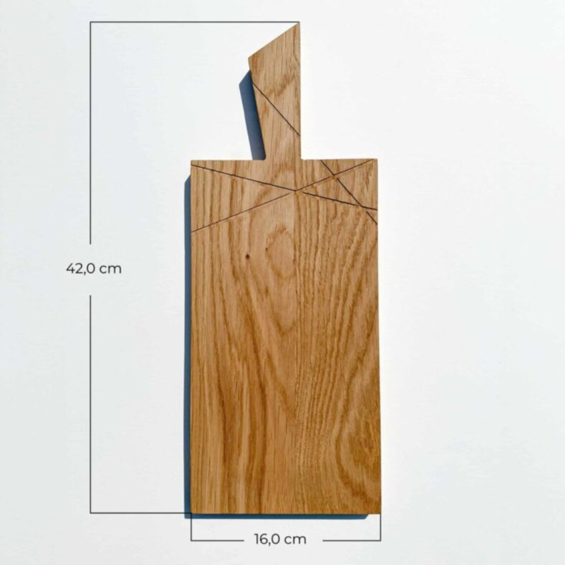 Planche à découper design en bois cuisine et service | Lucie in the R