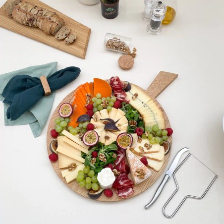 Grande planche à pizza design en bois service et découpe | Lucie in the R