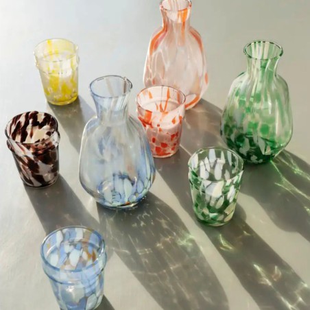 Carafe verre coloré Madam Stoltz design table | Lucie in the R
