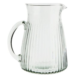 Carafe verre strié Madam Stoltz design table | Lucie in the R