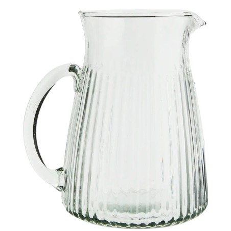 Carafe verre strié Madam Stoltz design table | Lucie in the R