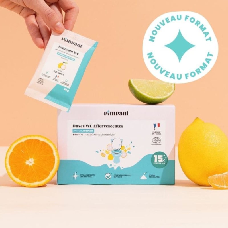 Nettoyant WC rechargeable Pimpant naturel et efficace | Lucie in the R
