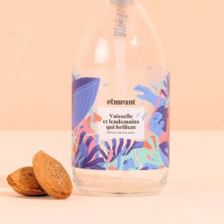 Bouteille liquide vaisselle 250 ml Pimpant | Verre rechargeable