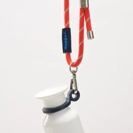 Cordon Dopper — Accessoire gourde pratique et recyclé Silver Red
