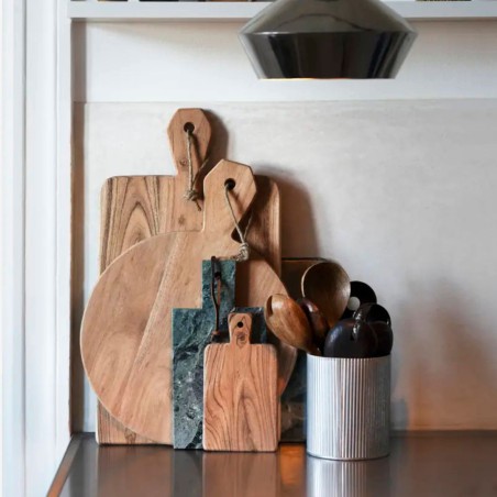 Planche à découper en marbre - Vert - Madam Stoltz