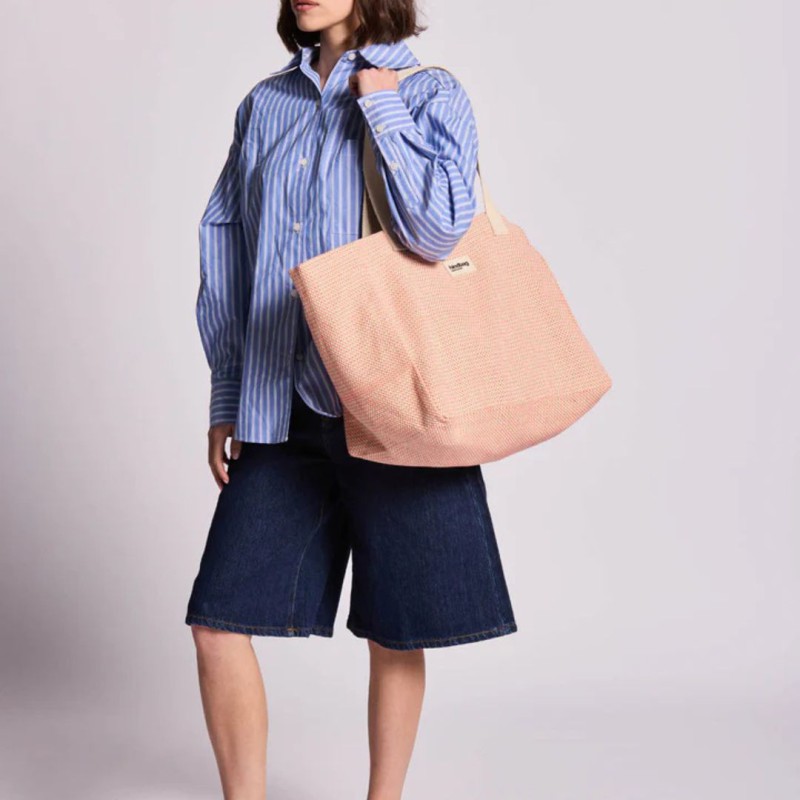 Sac cabas tressé Claude Hindbag coton durable | Lucie in the R