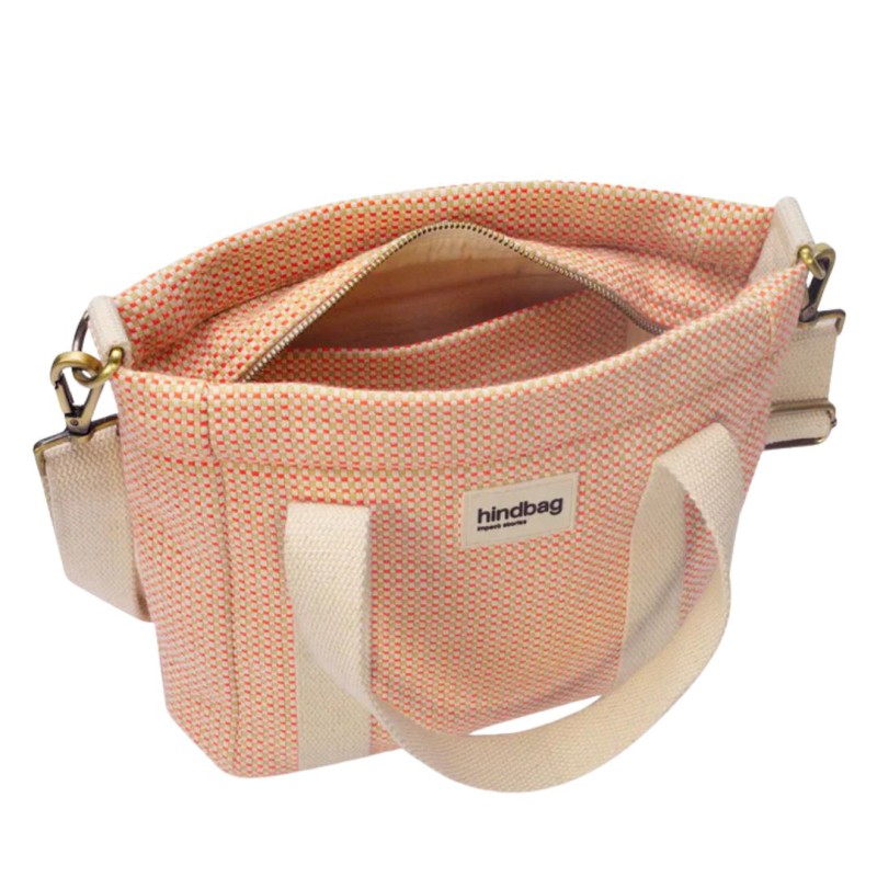 Sac banane mini Louise tressé Hindbag coton | Lucie in the R