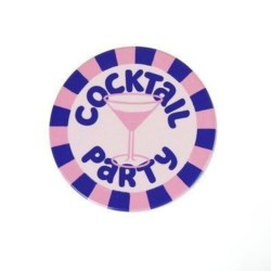 Set de sous-verres Cocktail Club design apéro | Lucie in the R