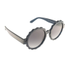 Charly Therapy - Lunettes solaires à monture ronde - Emma blanc