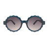 Charly Therapy - Lunettes solaires à monture ronde - Emma blanc