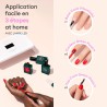 Top coat pailleté Green Flash Manucurist | Lucie in the R