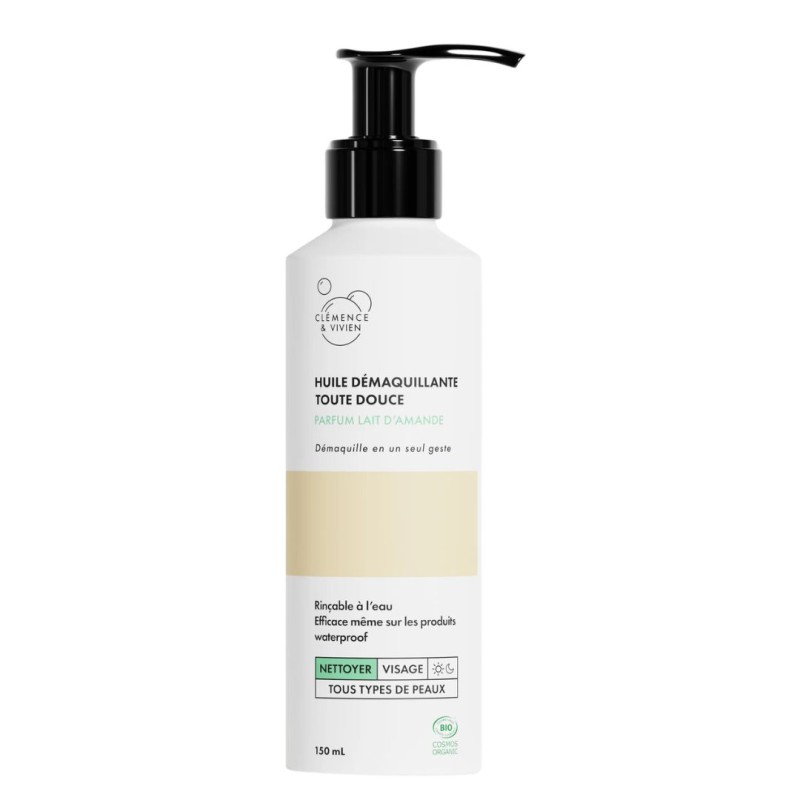 Huile Démaquillante au Lait d'Amande - 150ml Nourrissante
