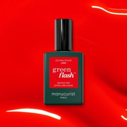 Vernis semi-permanent Green Flash Manucurist – Brillance & formule clean