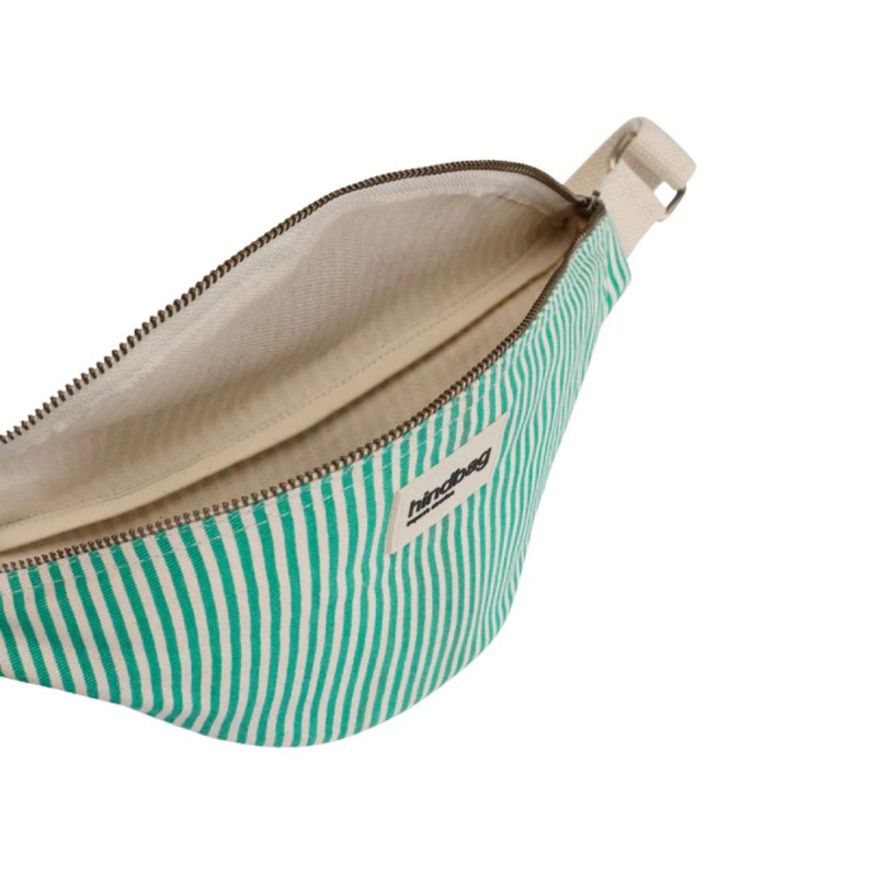 Sac Banane Olivia rayures – Hindbag | Coton Bio & Éthique