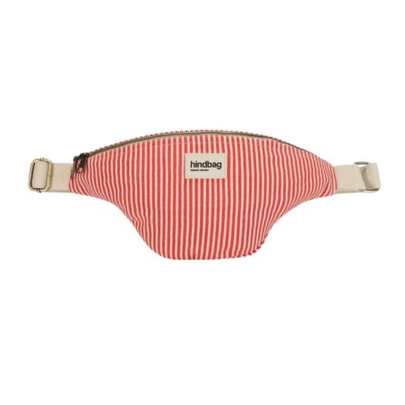 Sac Banane Olivia rayures – Hindbag | Coton Bio & Éthique