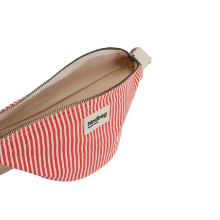 Sac Banane Olivia rayures – Hindbag | Coton Bio & Éthique