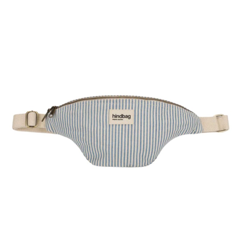 Sac Banane Olivia rayures – Hindbag | Coton Bio & Éthique
