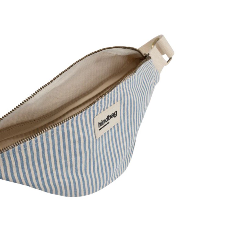 Sac Banane Olivia rayures – Hindbag | Coton Bio & Éthique