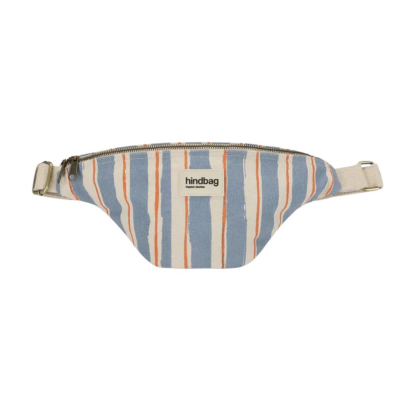 Sac Banane Olivia rayures – Hindbag | Coton Bio & Éthique
