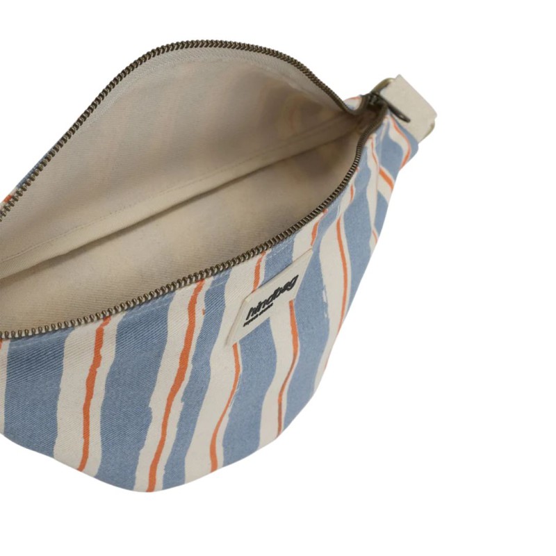 Sac Banane Olivia rayures – Hindbag | Coton Bio & Éthique