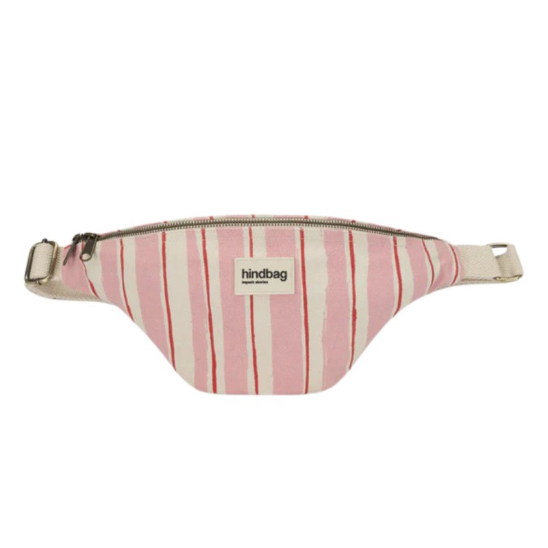 Sac Banane Olivia rayures – Hindbag | Coton Bio & Éthique