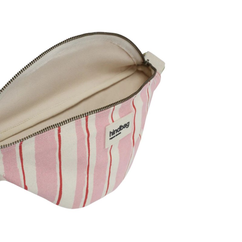 Sac Banane Olivia rayures – Hindbag | Coton Bio & Éthique