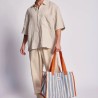 Sac cabas rayures Claude – Hindbag | Coton Bio & Éthique