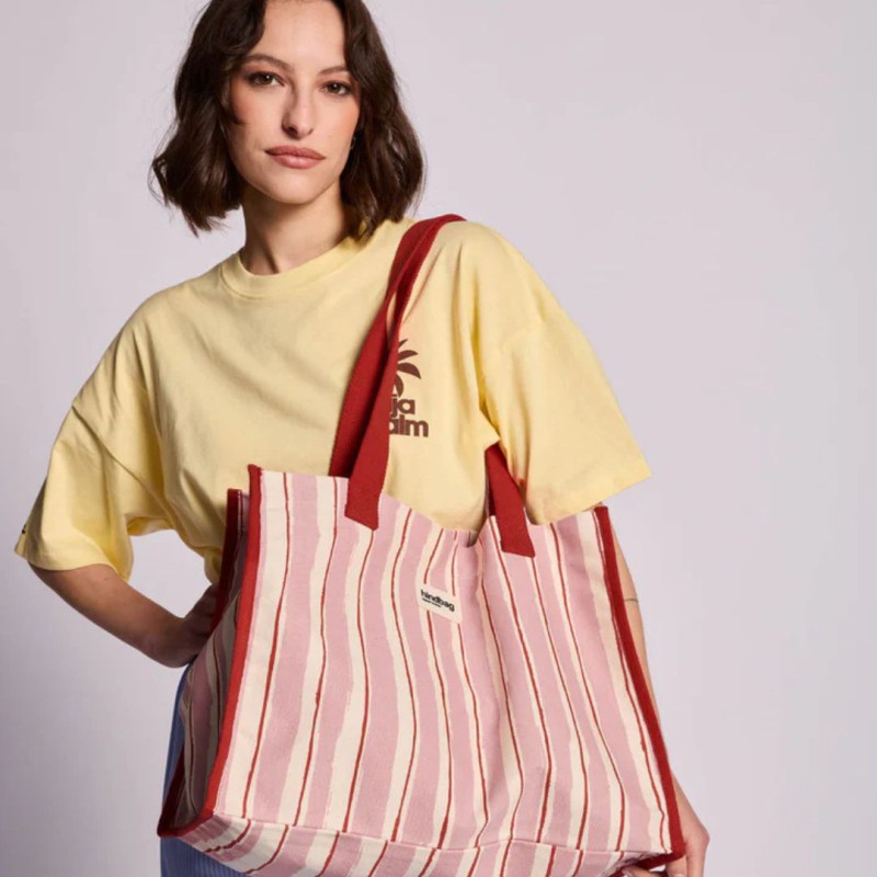Sac cabas rayures Claude – Hindbag | Coton Bio & Éthique