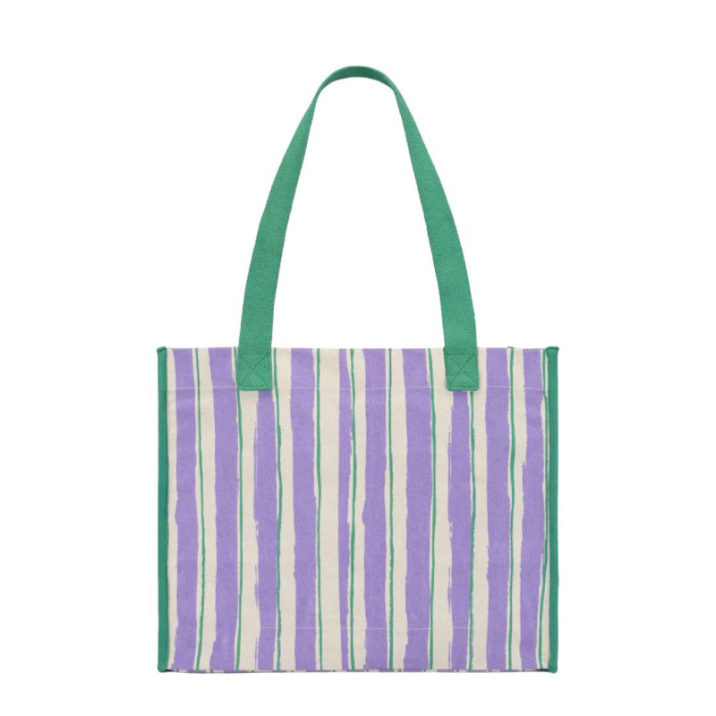 Sac cabas rayures Claude – Hindbag | Coton Bio & Éthique