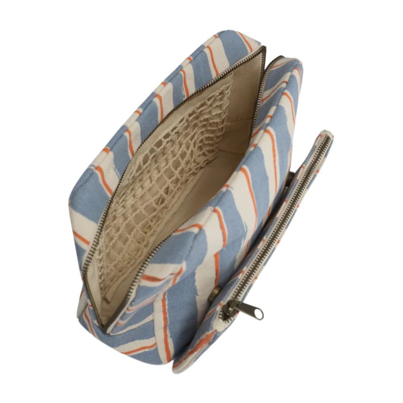 Trousse de toilette Alix XL en coton bio – Vintage et pratique