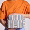 Trousse de toilette Alix XL en coton bio – Vintage et pratique