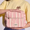 Trousse de toilette Alix XL en coton bio – Vintage et pratique
