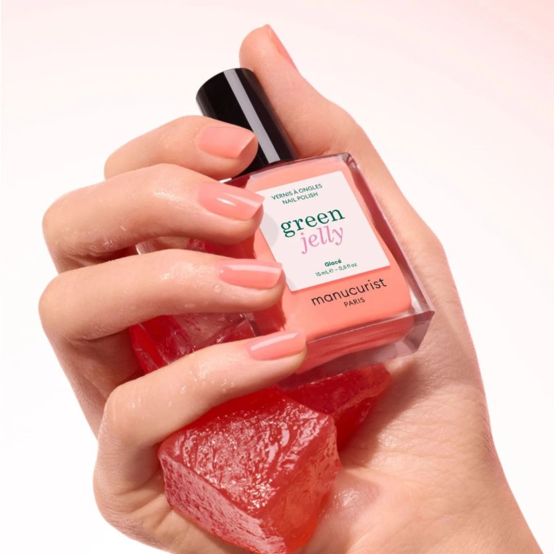 Vernis Green Glacé Jelly Manucurist | Lucie in the R