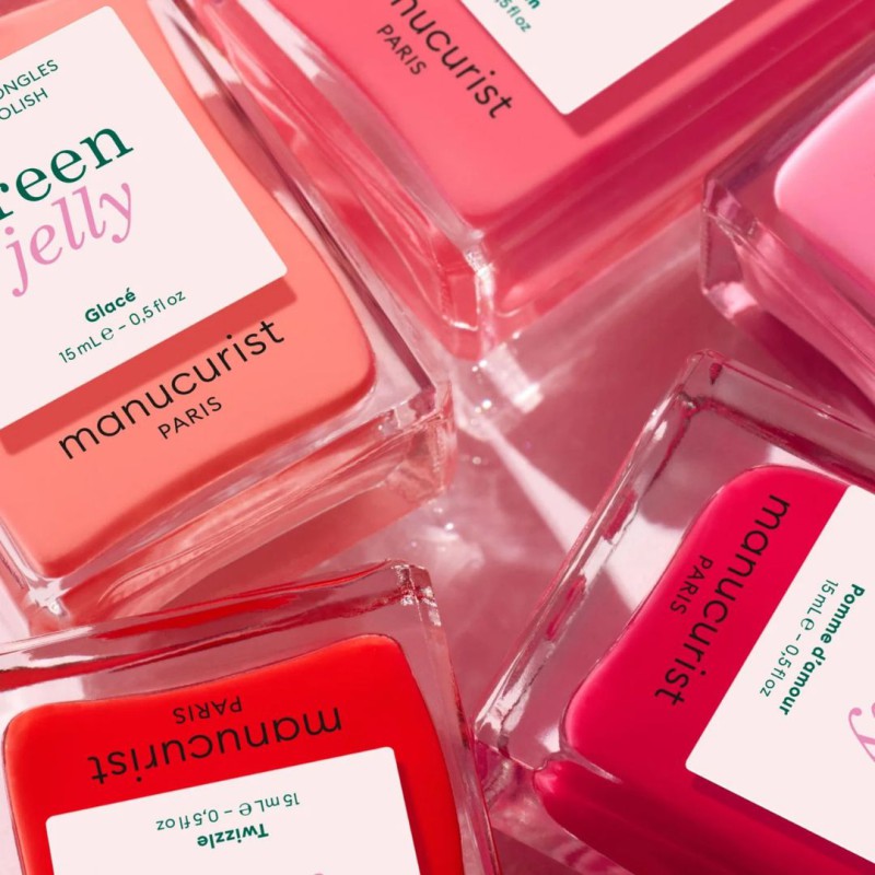 Vernis Green Glacé Jelly Manucurist | Lucie in the R