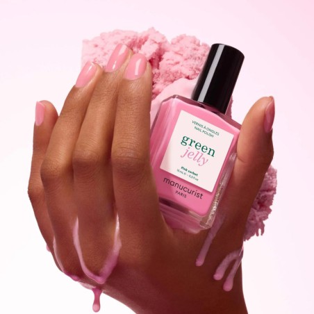 Vernis Green Glacé Jelly Manucurist | Lucie in the R
