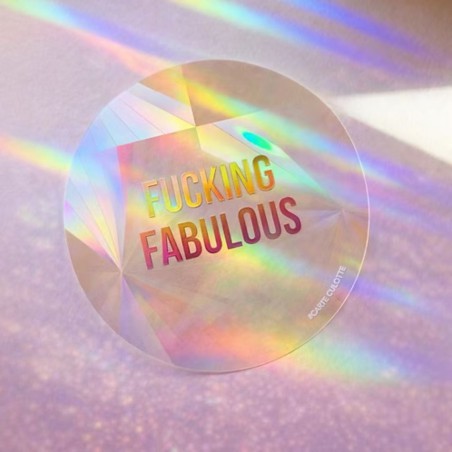 Sticker Attrape-soleil Fucking Fabulous - Carte Culotte