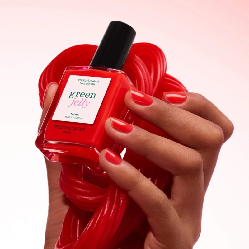 Vernis Green Glacé Jelly Manucurist | Lucie in the R
