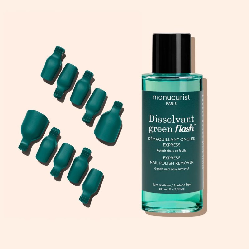 Pinces de retrait pieds Manucurist – pour un retrait doux & efficace du vernis Green Flash