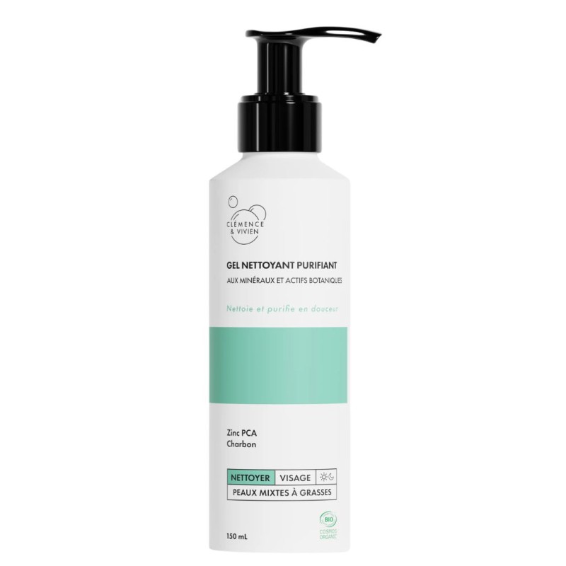 Gel Nettoyant Purifiant - Nettoie et Équilibre les Peaux Mixtes